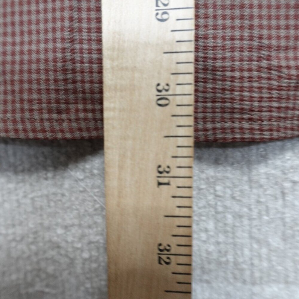 Pendleton Shirt Medium Brown Gingham Plaid Virgin… - image 6